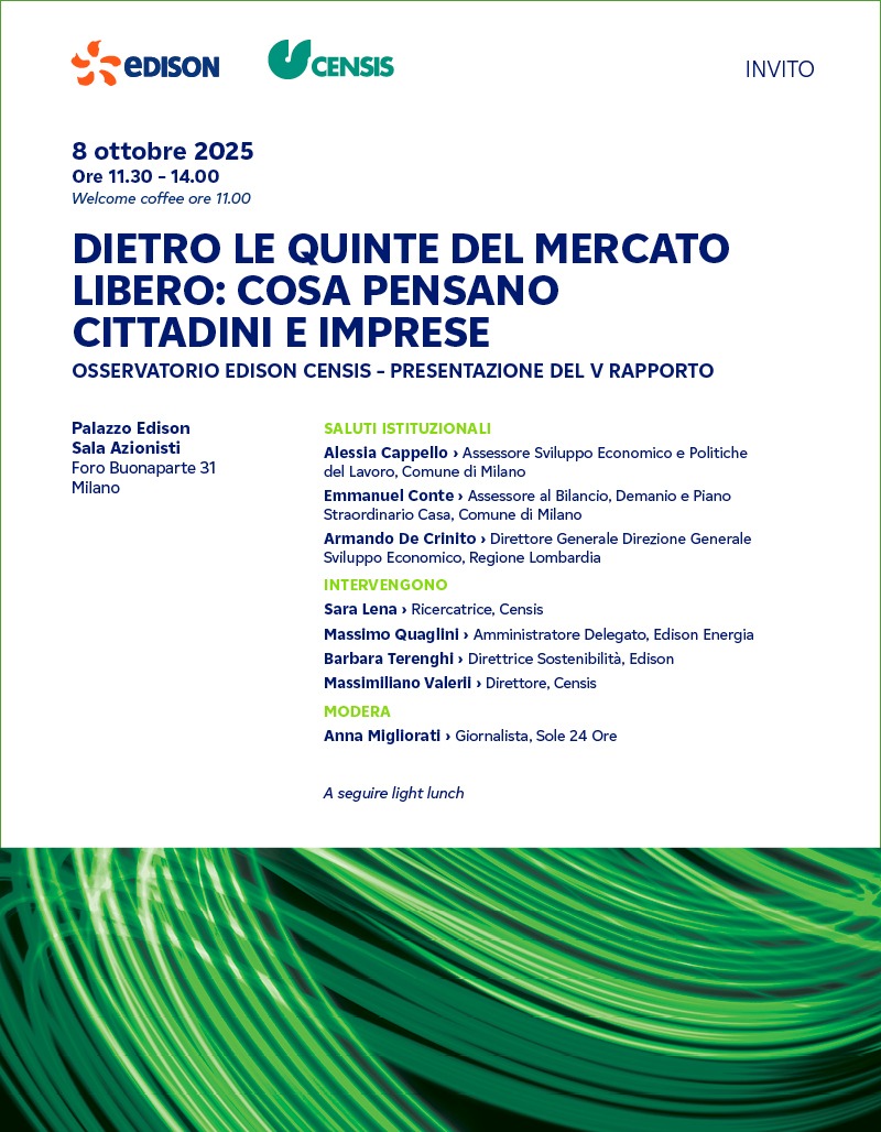 Dietro le quinte del mercato libero: cosa pensano cittadini e imprese